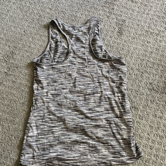 Reebok Striped Workout Tank Top - Picture 2 of 3